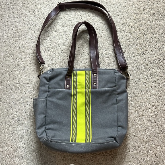 MAIKA commuter tote.  Great graphic design. Hands free tote and crossbody. - Picture 3 of 5